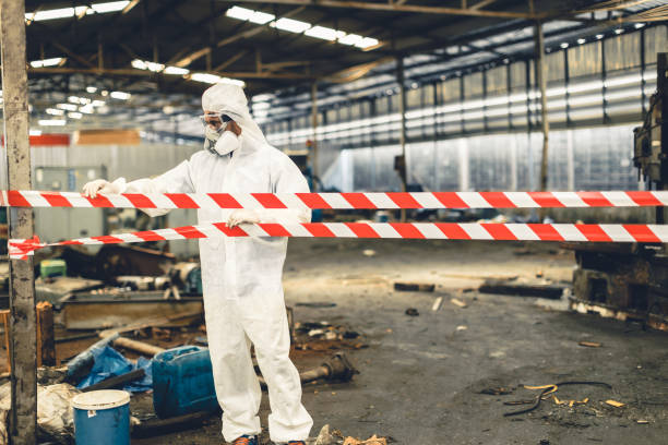 Professional Odor Removal technician working in Riverside, CT